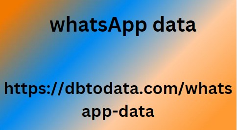 whatsApp data